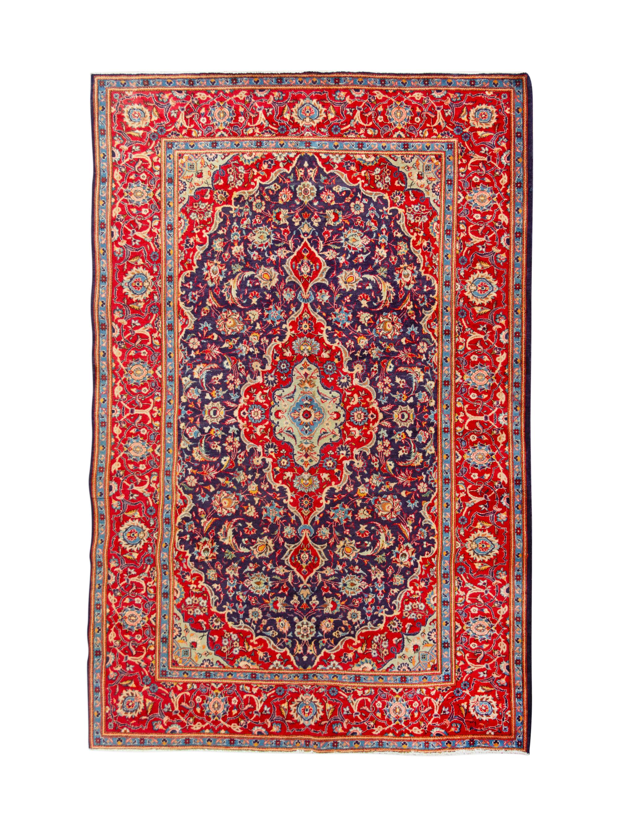 A Kashan Wool Rug