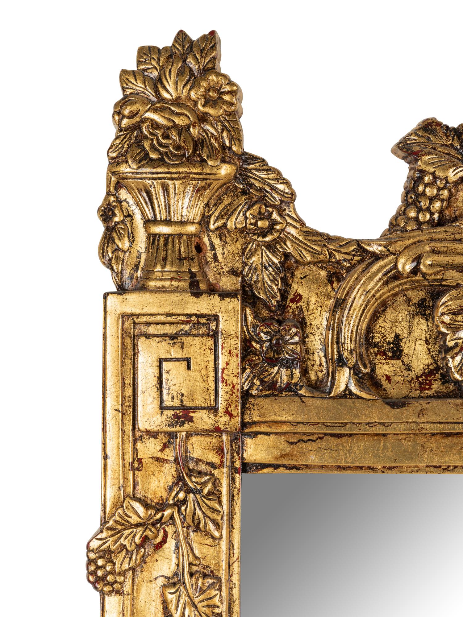 A Pair of Giltwood and Composition Mirrors