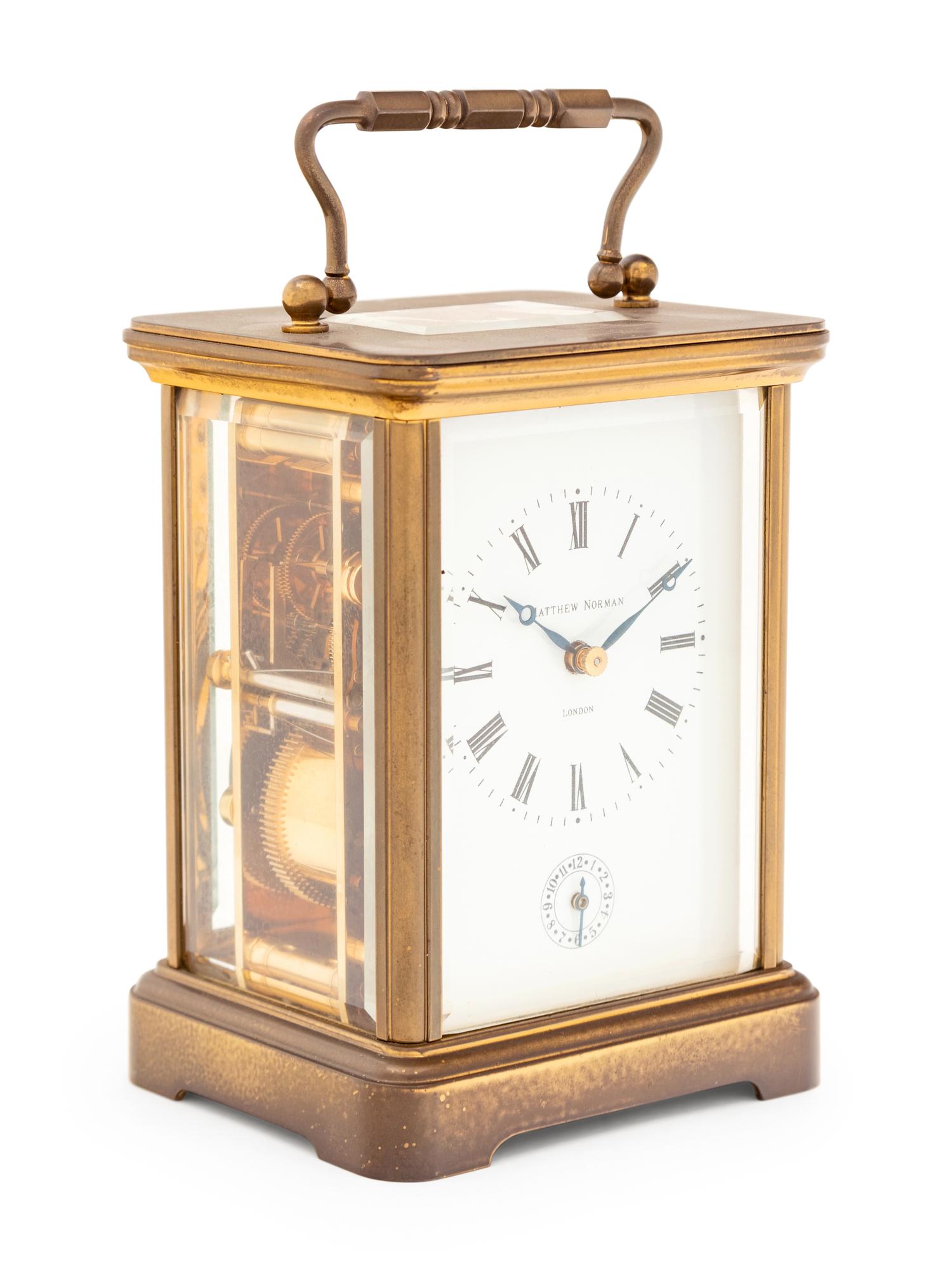 A Matthew Norman Carriage Clock