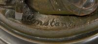 A French Bronze Sculpture, after Maurice Joseph Constant (1892-1970), Height 12 inches.