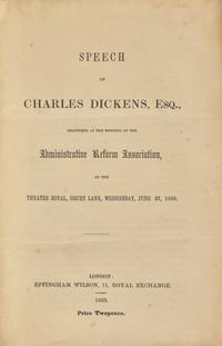 [Literature] Dickens, Charles. Autograph Envelope, signed