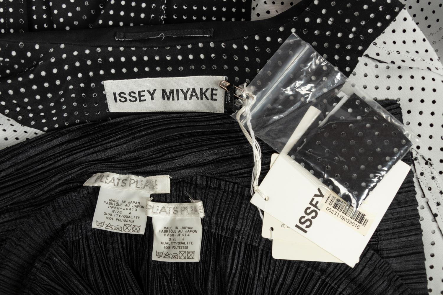 Issey Miyake Ensemble and Coat, 1990s