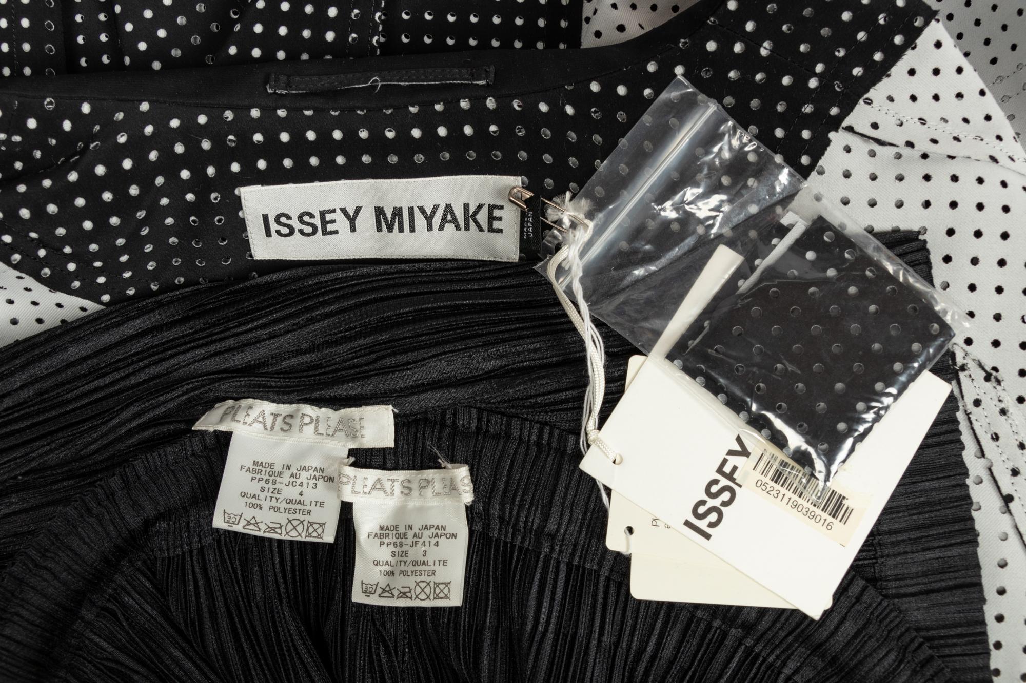 Issey Miyake Ensemble and Coat, 1990s
