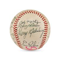 A 1960 Seattle Rainers Team Signed Autograph Baseball