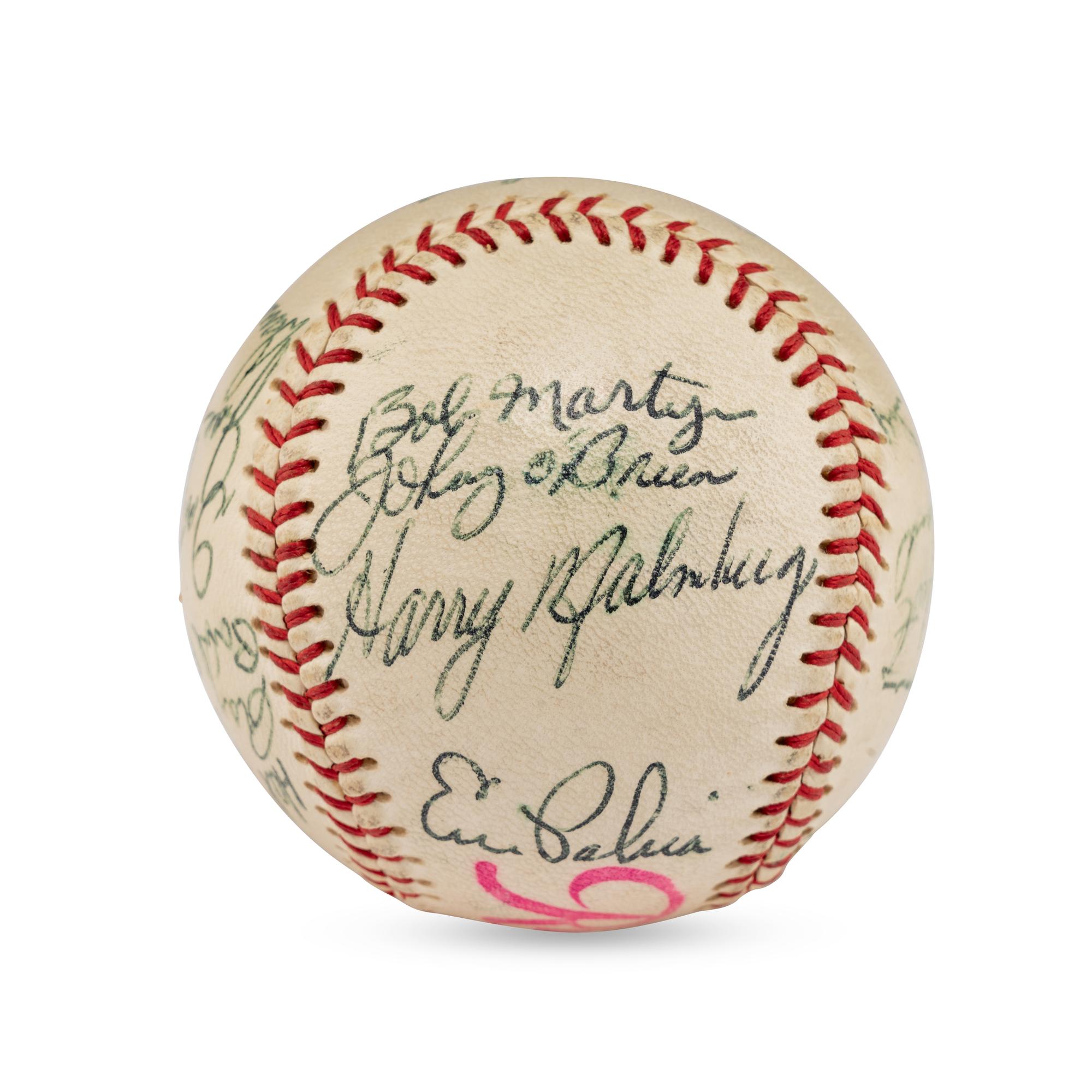 A 1960 Seattle Rainers Team Signed Autograph Baseball