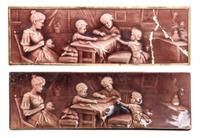An American Pottery Tile 6 x 18 inches.