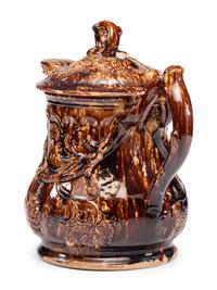 A Rockingham Glaze Presentation Ice Water Pitcher