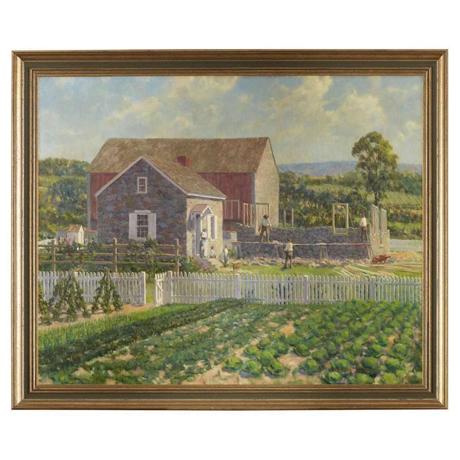 Ralph Dunkelberger (1894-1965) The Needed Addition - Oley Valley