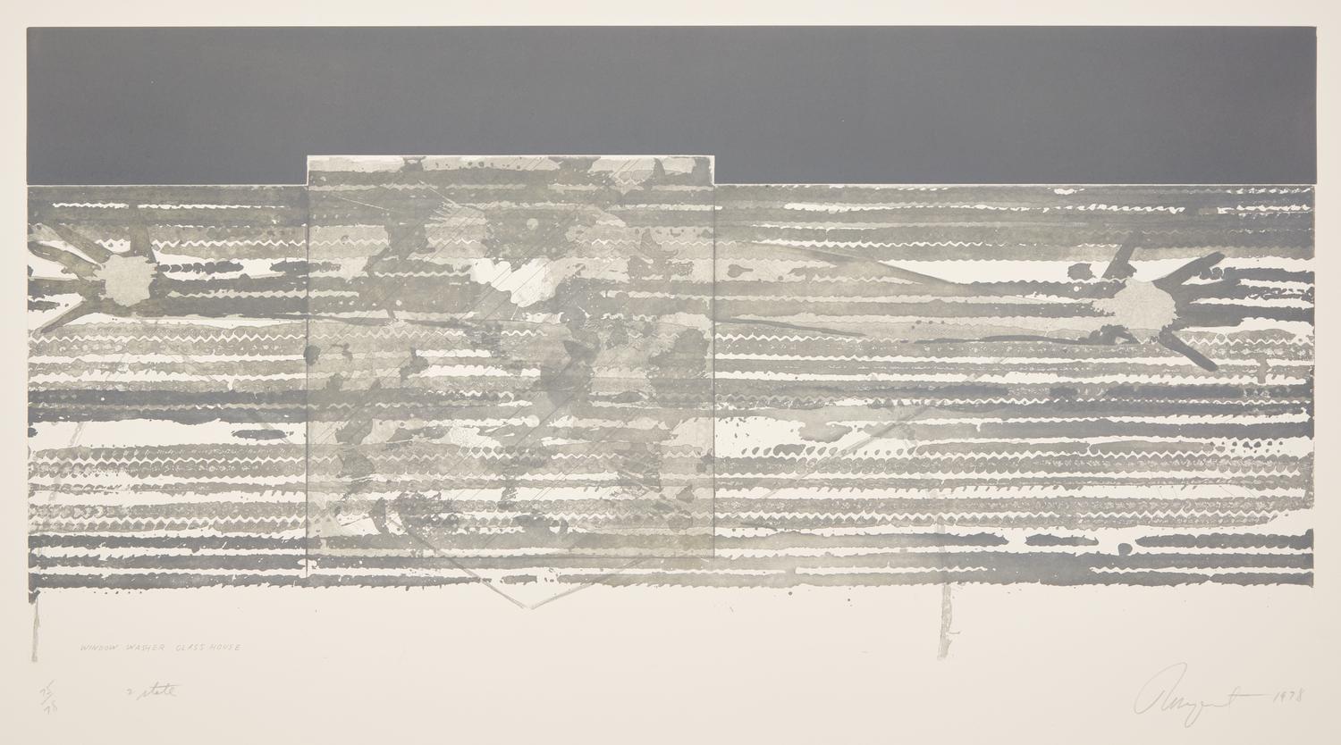 James Rosenquist (American, 1933-2017) — A pair of works (Window Washer Glass House ; Window Washer Glass House (2nd state) , 1978