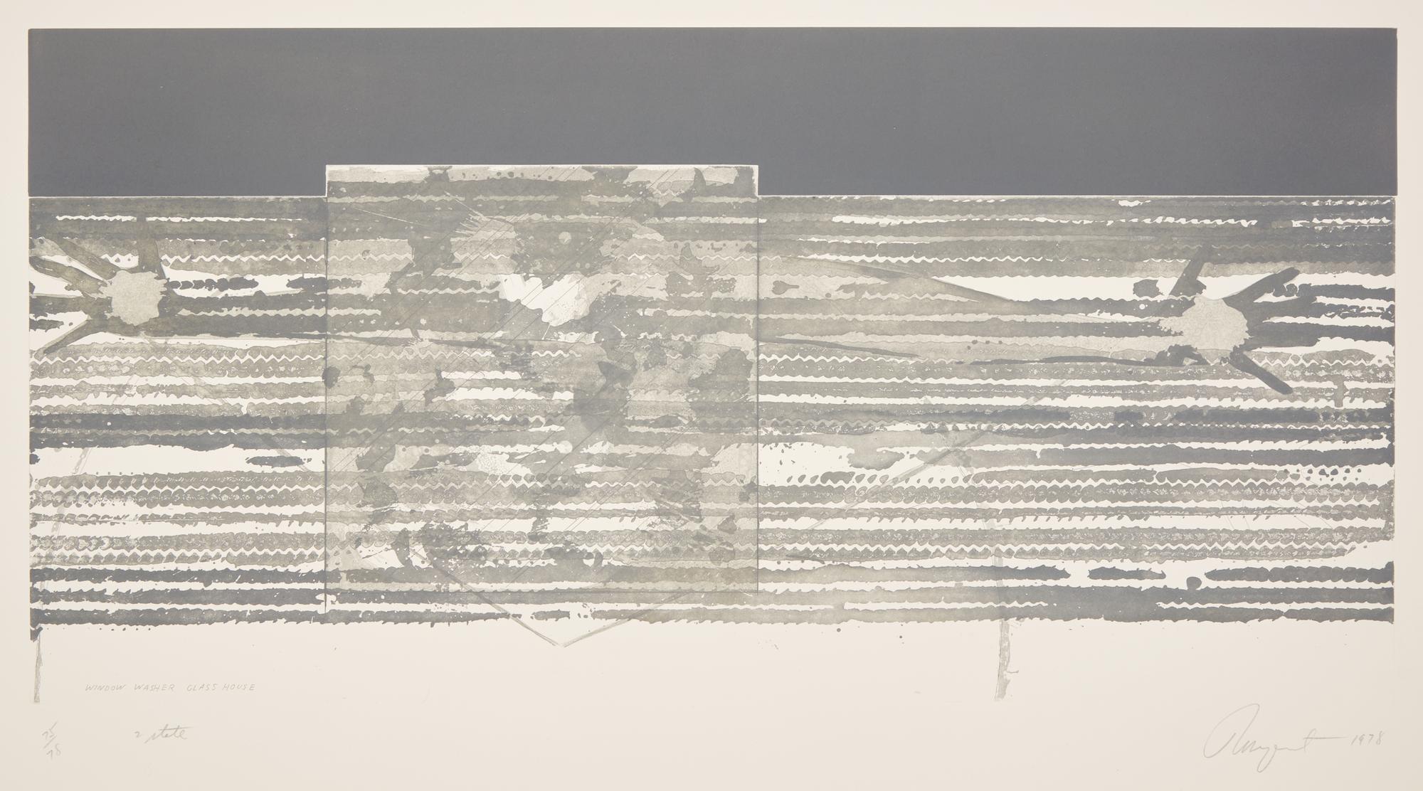 James Rosenquist (American, 1933-2017) — A pair of works (Window Washer Glass House ; Window Washer Glass House (2nd state) , 1978