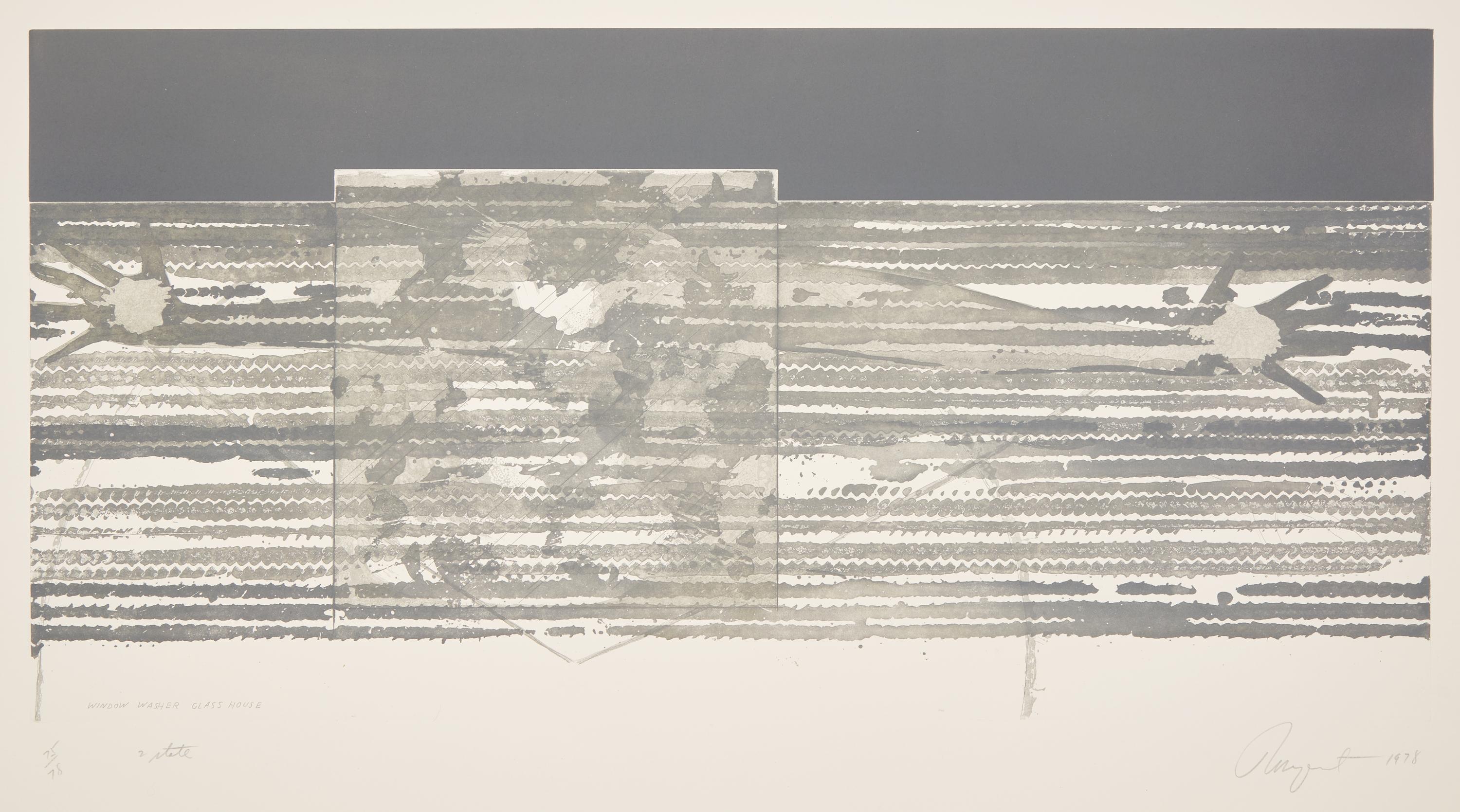 James Rosenquist (American, 1933-2017) — A pair of works (Window Washer Glass House ; Window Washer Glass House (2nd state) , 1978