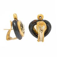 Faraone, Yellow Sapphire, Diamond, Steel, and Yellow Gold Earrings and Ring