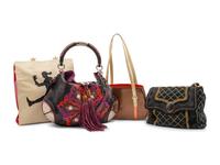 Collection of Four Designer Bags; One YSL, Two Moschino, One Gucci, 1980s-2007