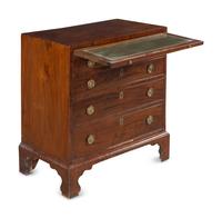 A George III Figured Mahogany Bachelor's Chest