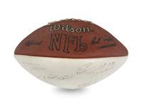 A Chicago Bears Multi Signed Autograph Football Including Walter Payton, Mike Ditka and Dick Butkus (Beckett Authentication Services BAS Certified),