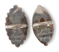 Navajo and Zuni Silver Rings with Inlay