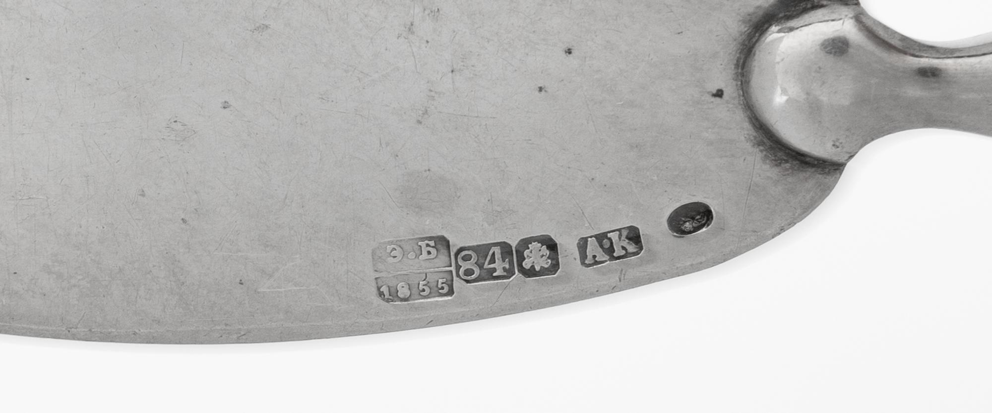 A Large Collection of Russian Silver Flatware Articles