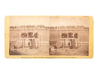 [LINCOLN, Abraham (1809-1865]. GARDNER, Alexander (1821-1882), photographer. Execution of the Conspirators. The arrival on the Scaffold. Washington: Philp & Solomons, ca 1865.