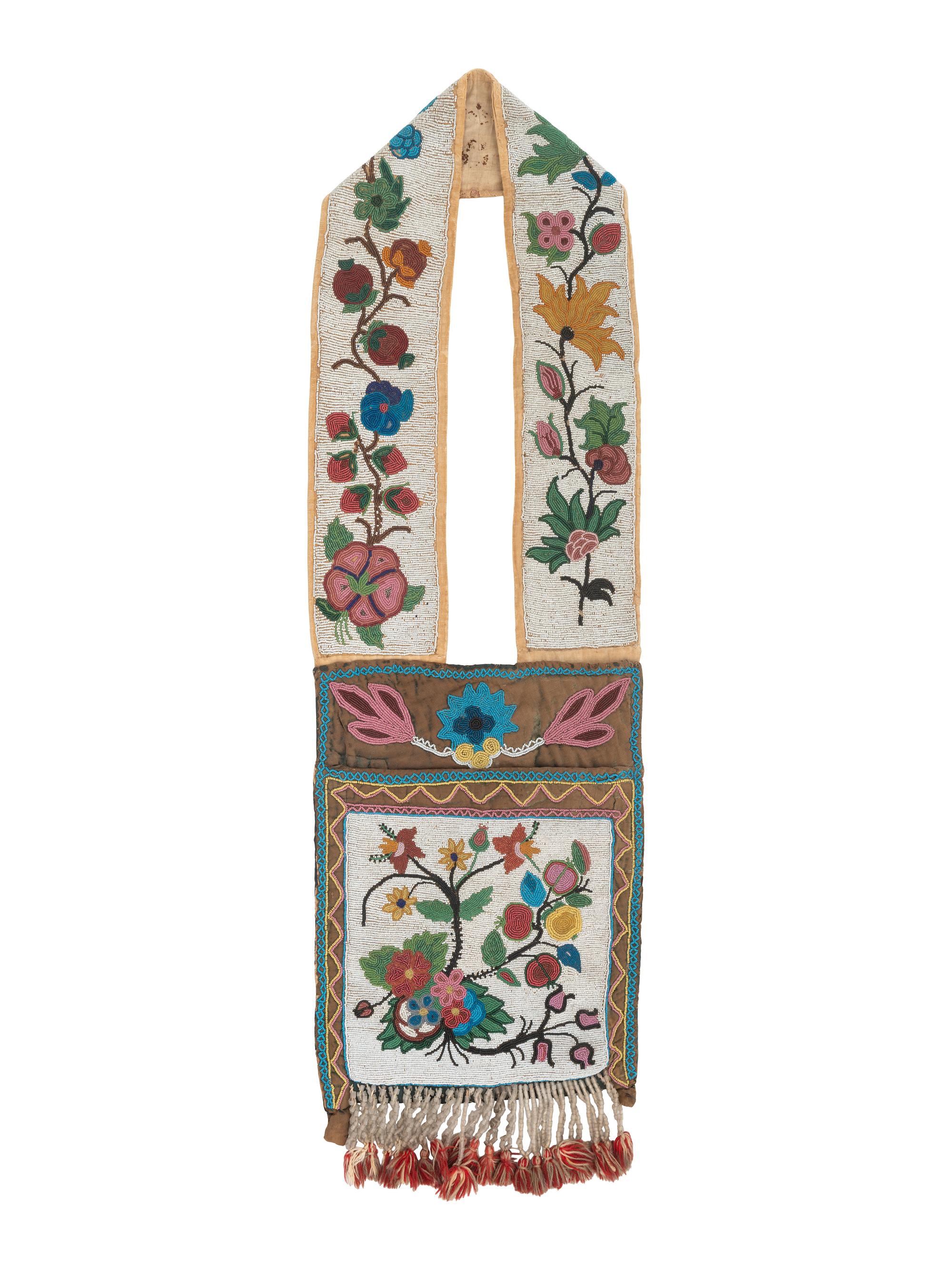 Anishinaabe Beaded Bandolier Bag
