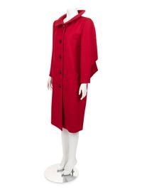 Pierre Cardin Haute Couture Draped Back Panel Coat, Fall/Winter 1980