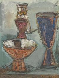 Max Weber (American, 1881-1961) - Mexican Jugs