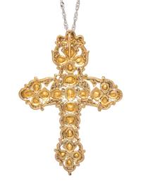 DIAMOND CROSS PENDANT/NECKLACE