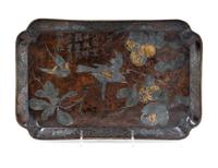 A Korean Mixed Metal Tray