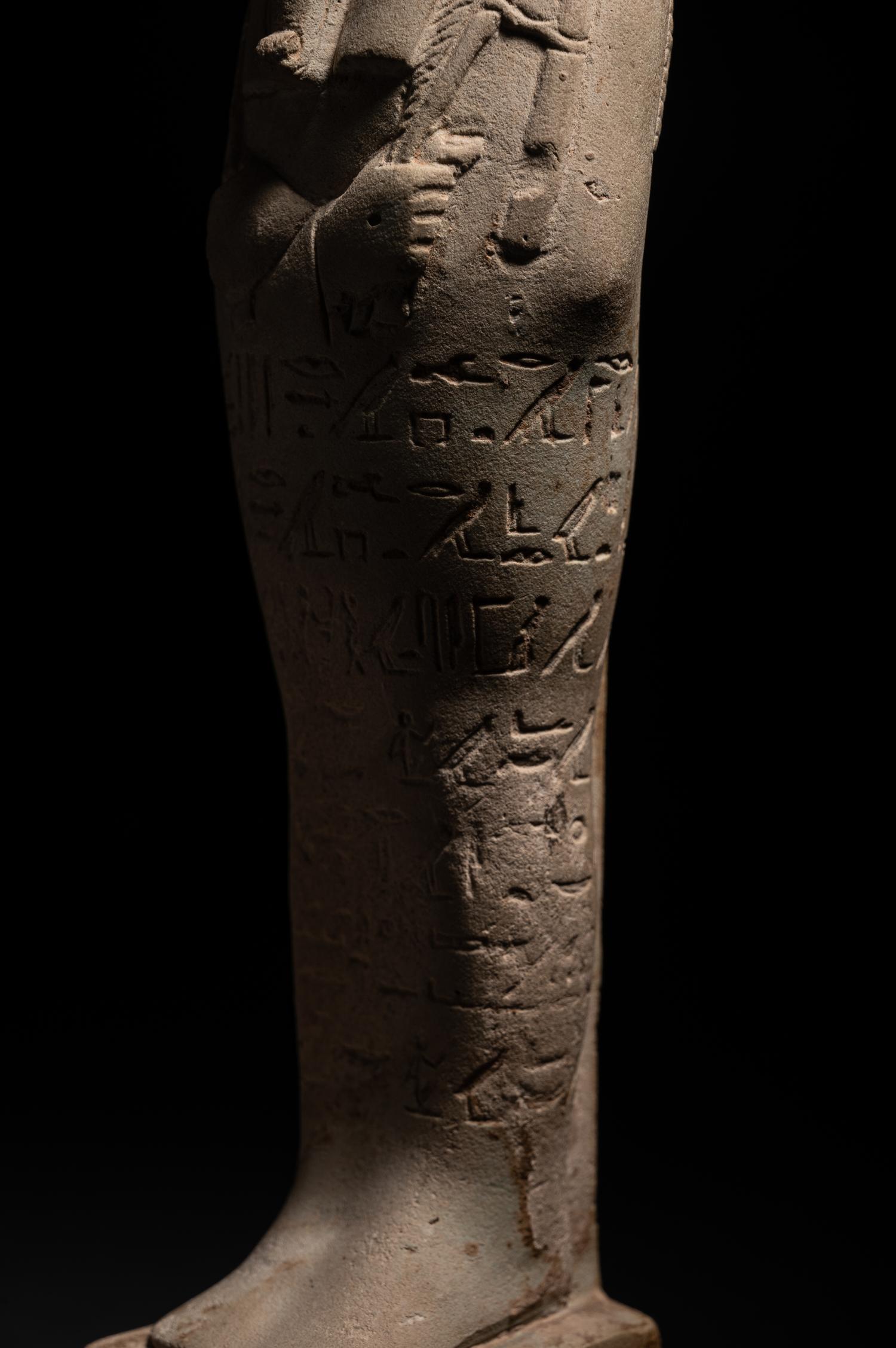 An Egyptian Faience Ushabti for Horiraa