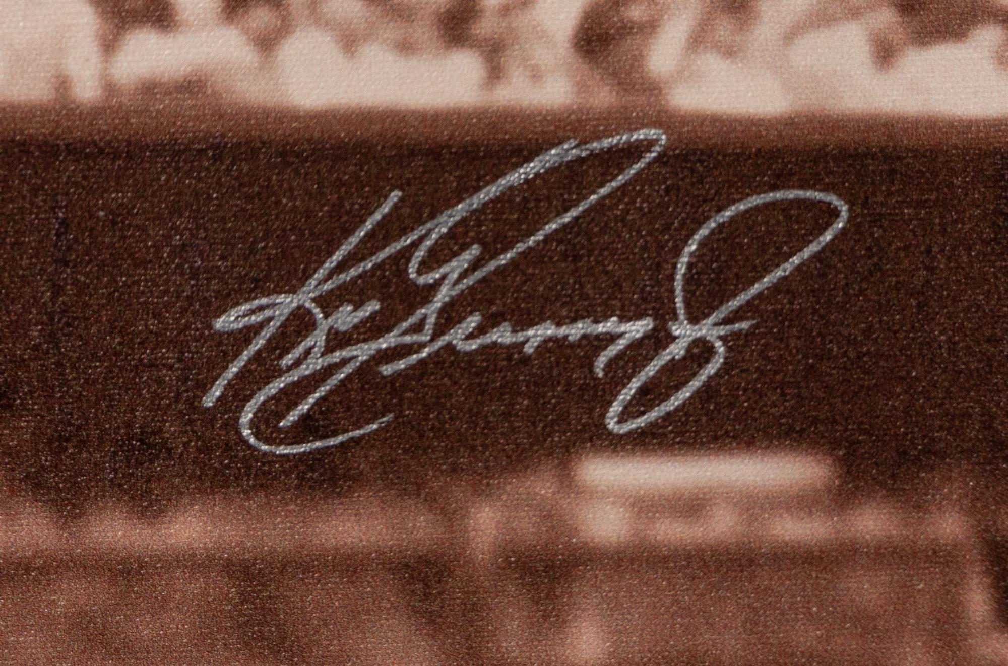 A Ken Griffey Jr. Signed Autograph Canvas Display (Upper Deck Authenticated),