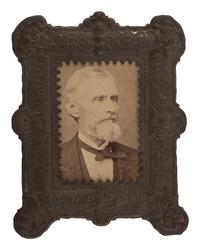 [POLITICS] -- [THE CONFEDERACY]. A group of 6 photographs of Southern politicians, incl. Jefferson and Varina Davis, and Louisiana Governors Roman and Nicholls.