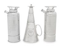 Three "Thirst Extinguisher" Cocktail Shakers