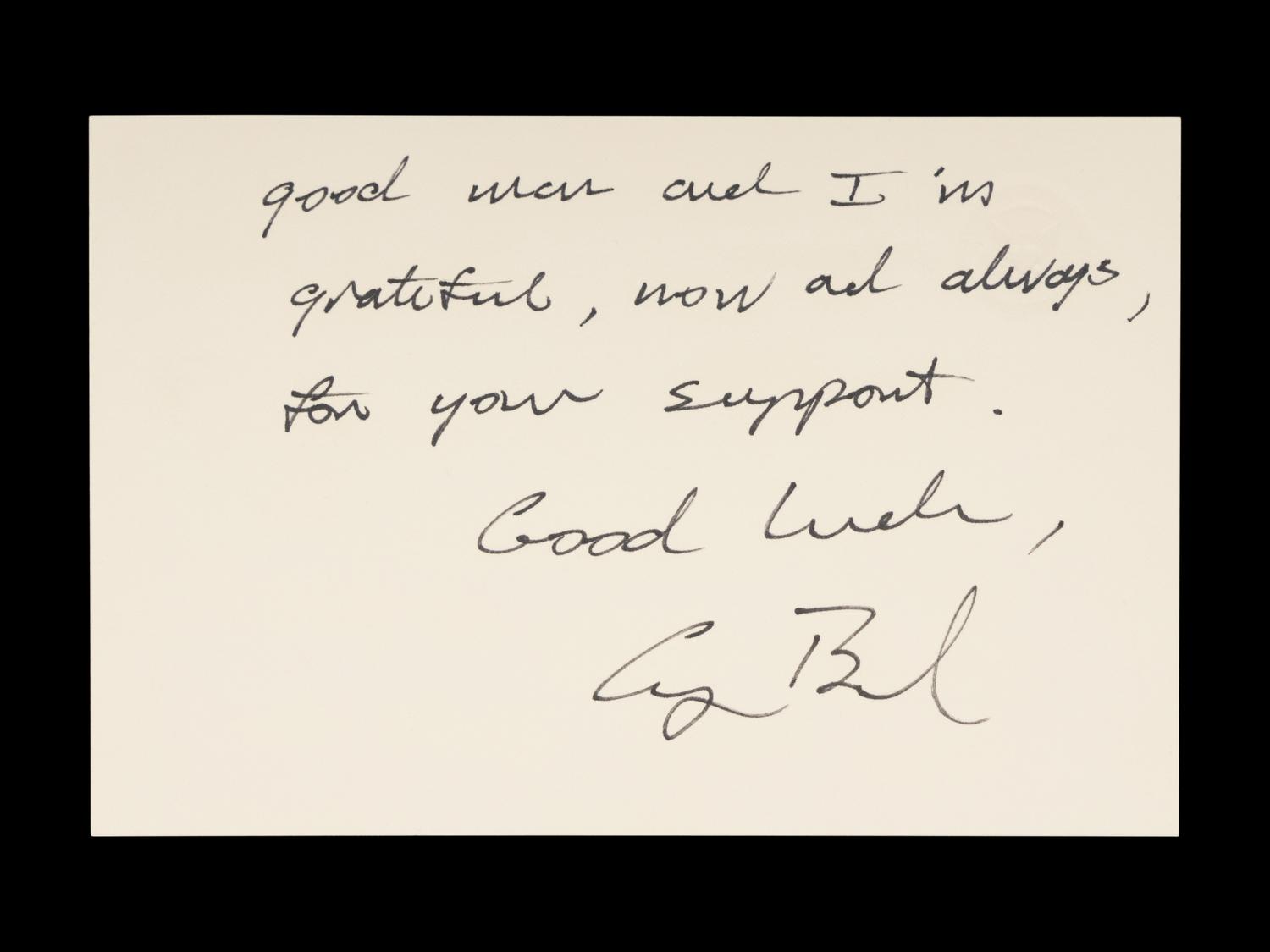 A Pair of George H.W. Bush Signed Letters to Mike Ditka Including One Written and Dated The Day Ditka Was Fired by Bears