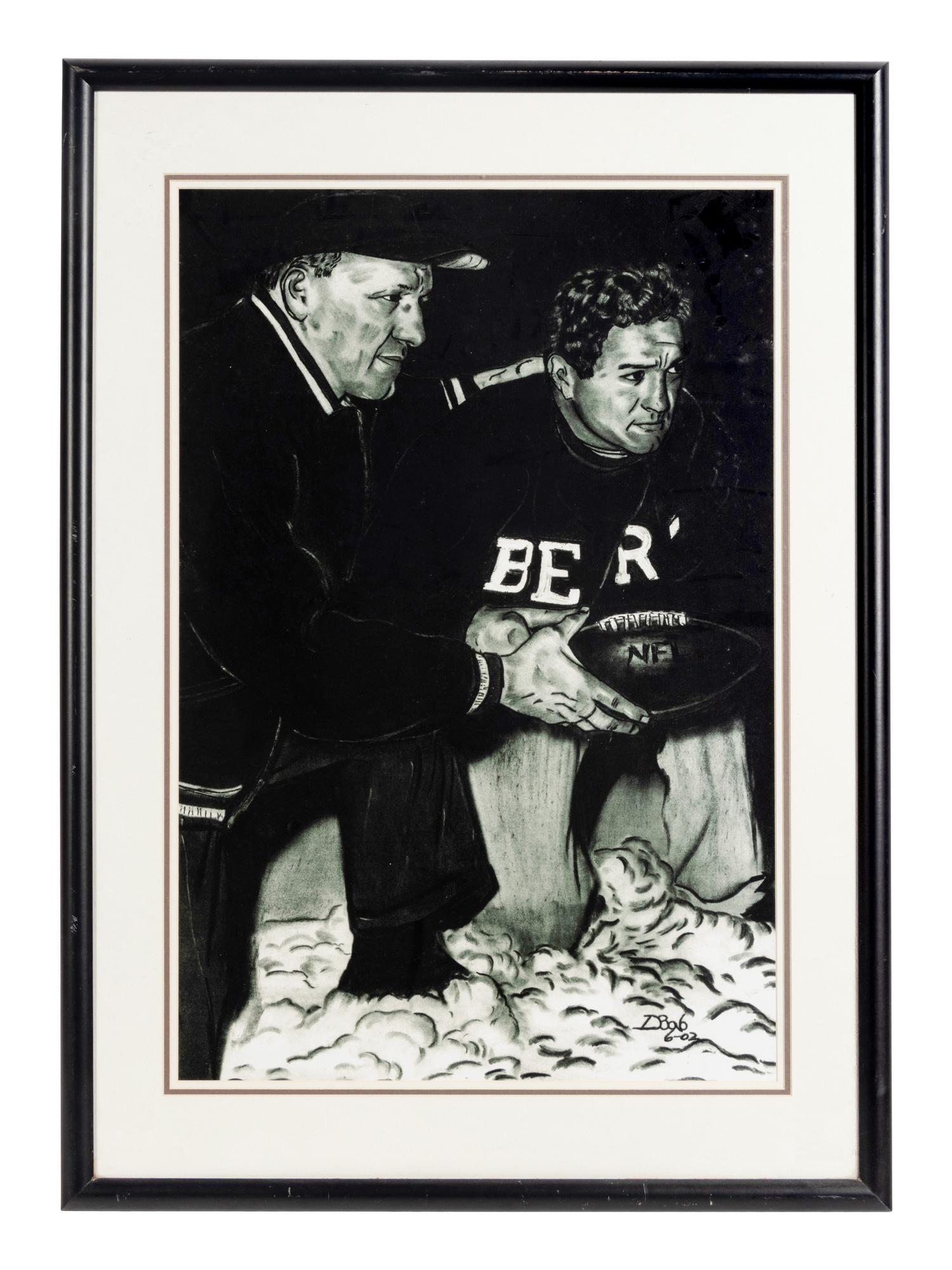 A Group of 14 Photographs of George Halas Formerly Displayed at Mike Ditka's Restaurant