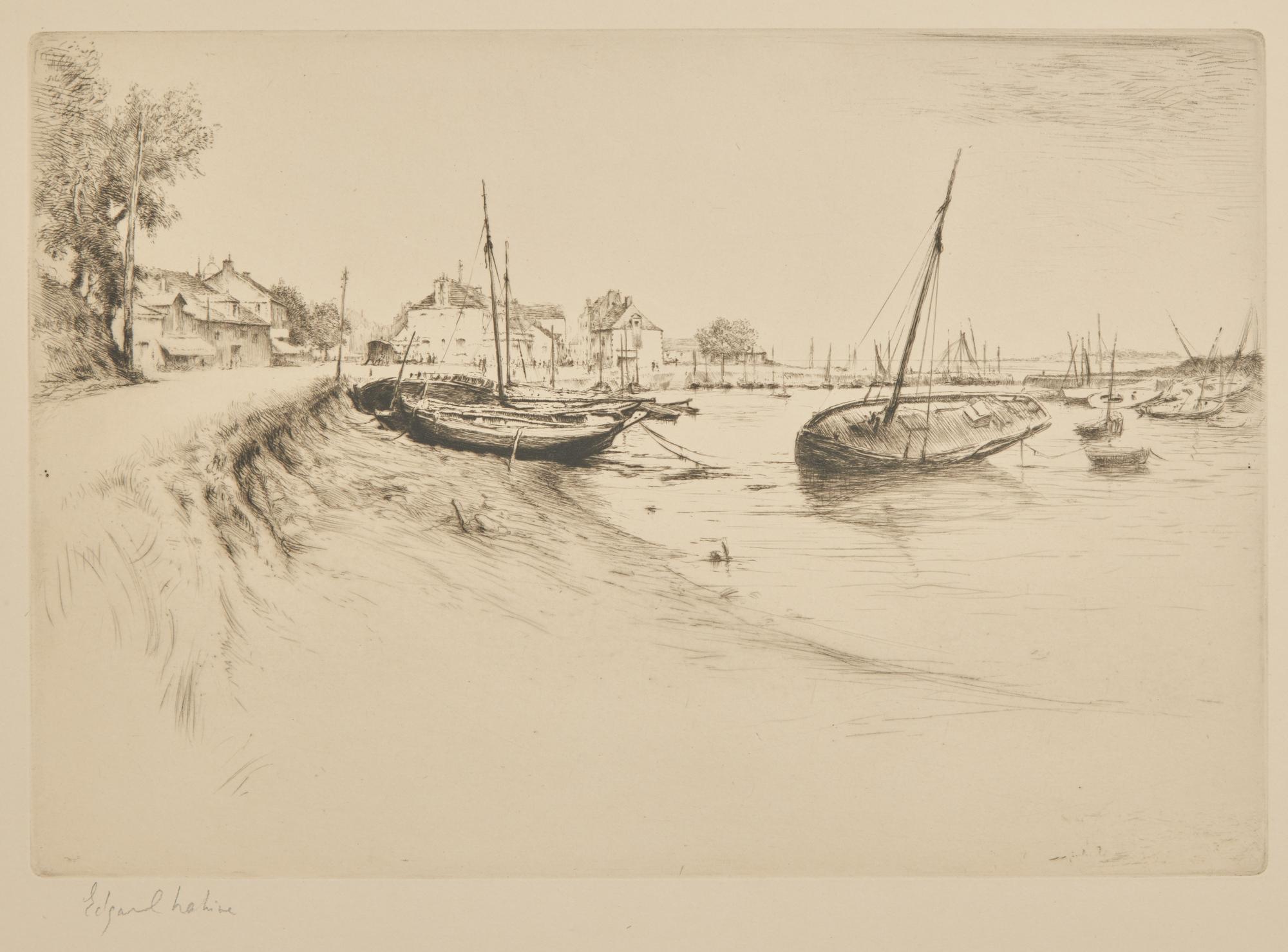 Edgar Chahine (French, 1874–1947) — Marée Basse, Villers sur Mer