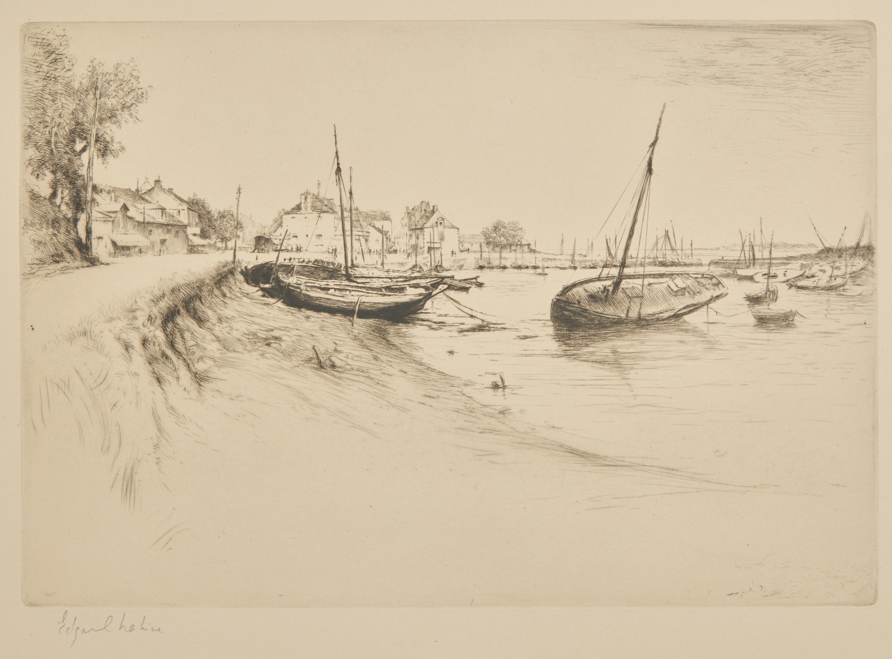 Edgar Chahine (French, 1874–1947) — Marée Basse, Villers sur Mer