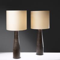Pair of Table Lamps, c. 1960 Herman A Kähler, Denmark
