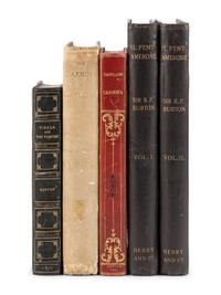 [TRAVEL & EXPLORATION]. BURTON, Richard Francis, Sir (1821-1890), translator. A group of 9 works, comprising: