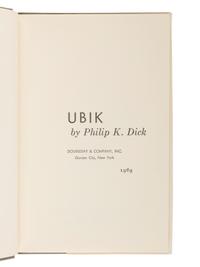 DICK, Philip K. (1928-1982). Ubik. Garden City, NY: Doubleday, Doran & Company, 1969.