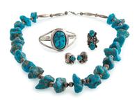 Navajo and Southwestern-style Silver and Turquoise Jewelry