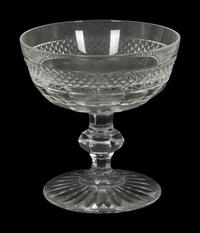 A Baccarat Kensington Cut Glass Stemware Service
