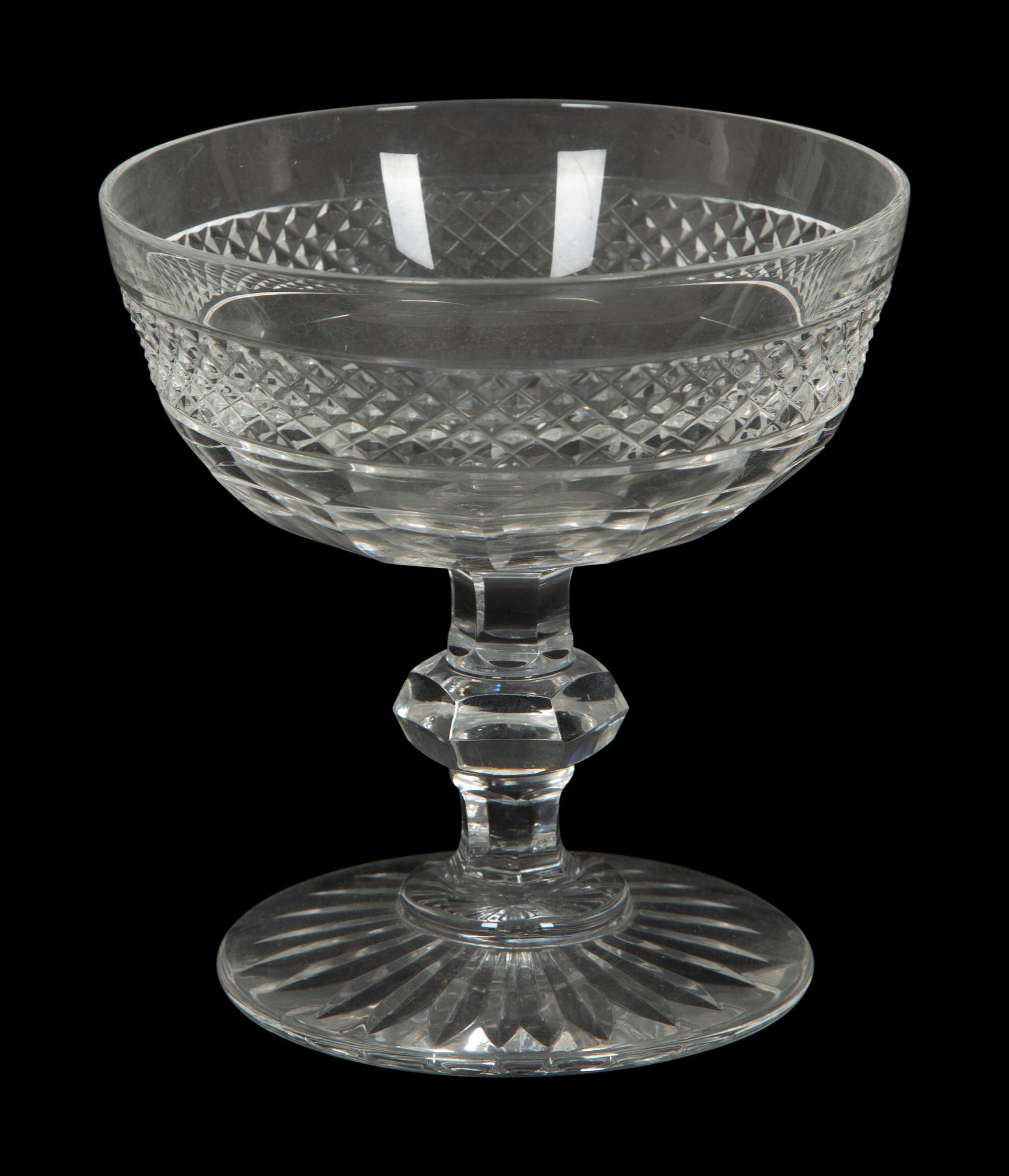 A Baccarat Kensington Cut Glass Stemware Service