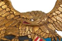 An American Carved and Painted Spread Wing Eagle — 20TH CENTURY
