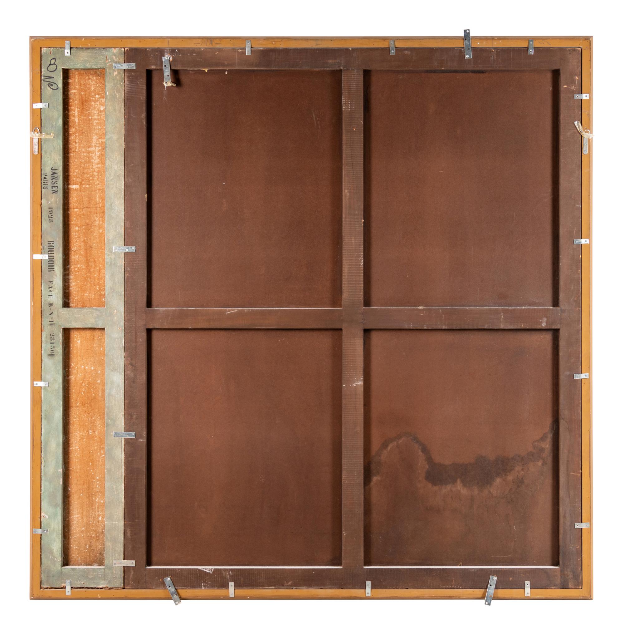 Ten French Painted Canvas Panels of Various Ports of France