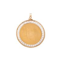 YELLOW GOLD COIN PENDANT