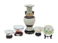 Five Chinese Porcelain Articles