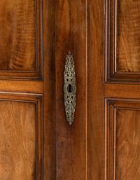 A French Walnut Linen Press