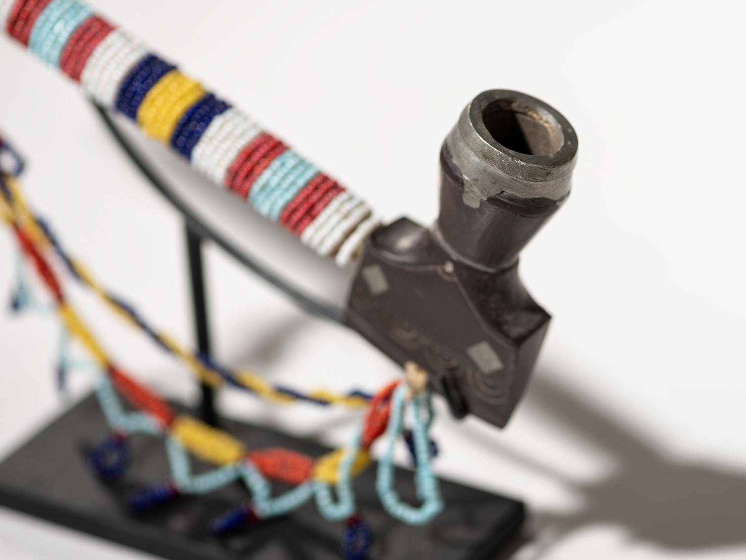 Micmac Pipe with Beaded Stem