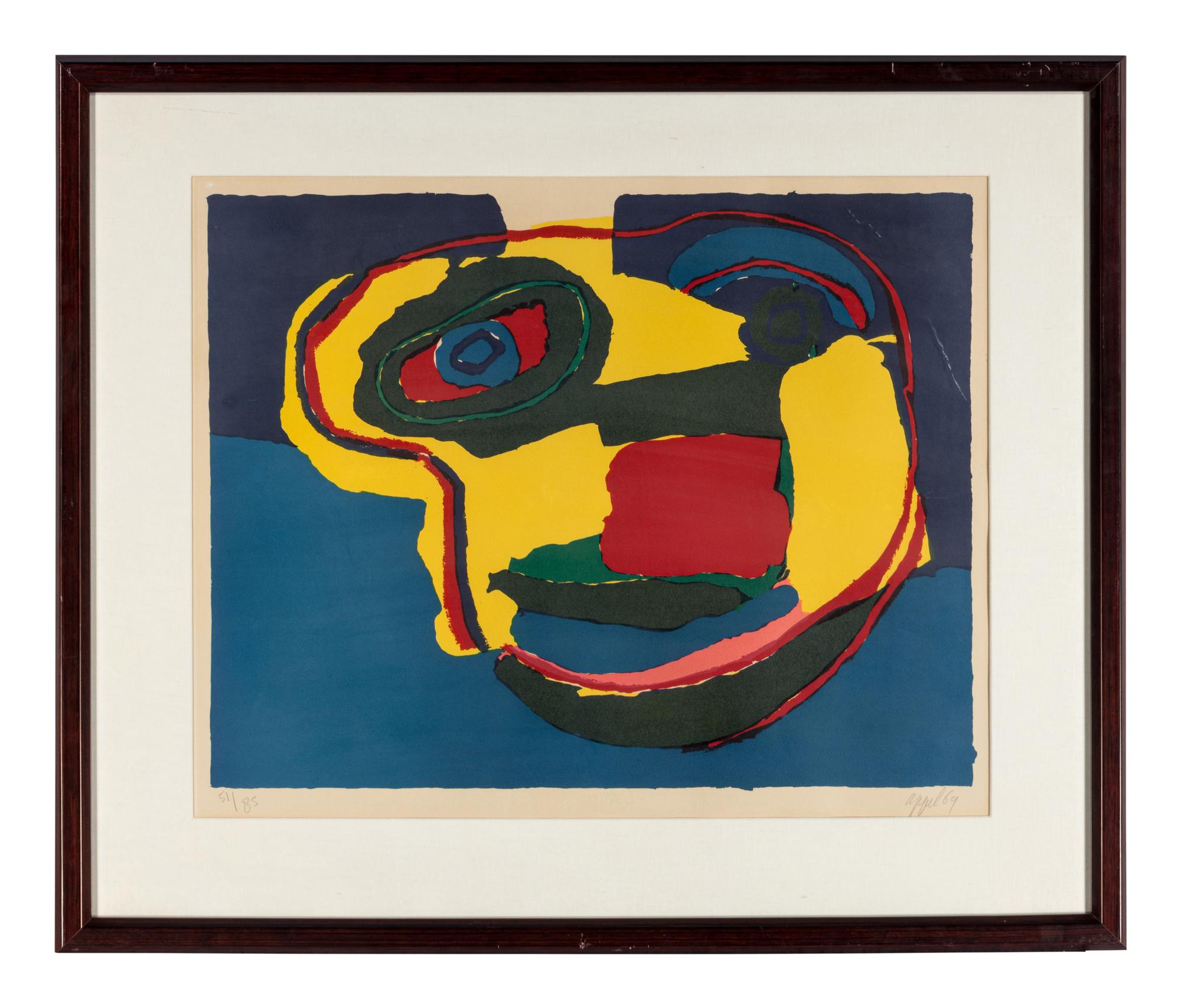 Faces (two prints), 1969