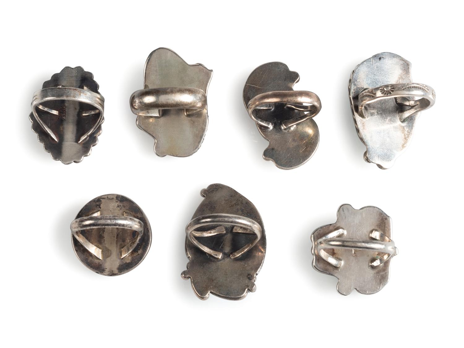 Navajo Silver and Turquoise Rings