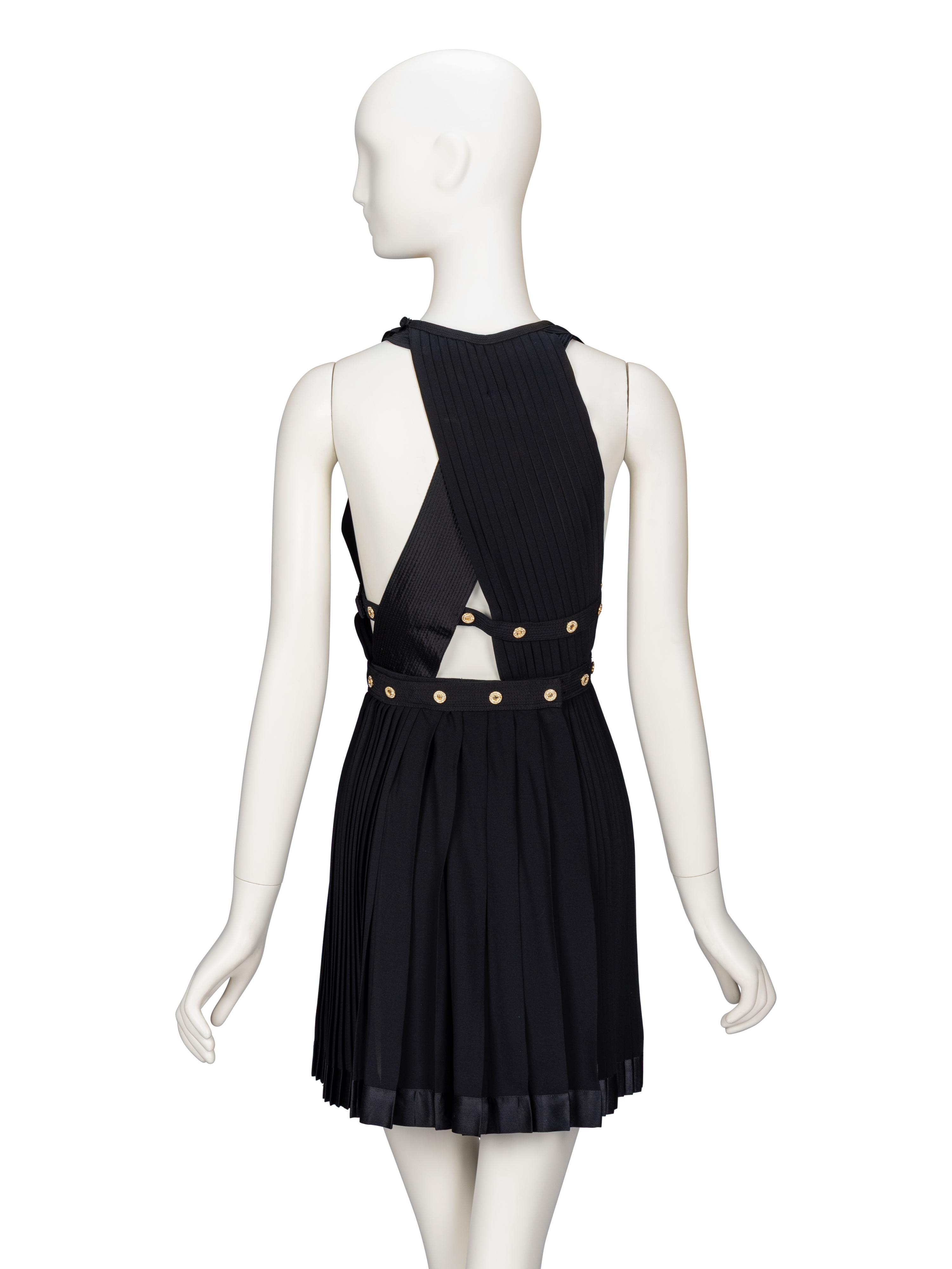 Gianni Versace, Pleated Silk Minidress, 1991